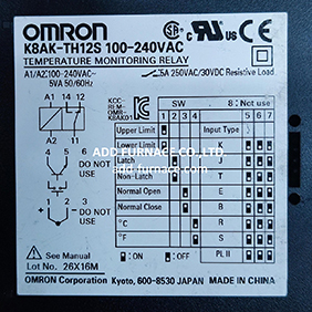 OMRON K8AK-TH12S 100-240VAC
